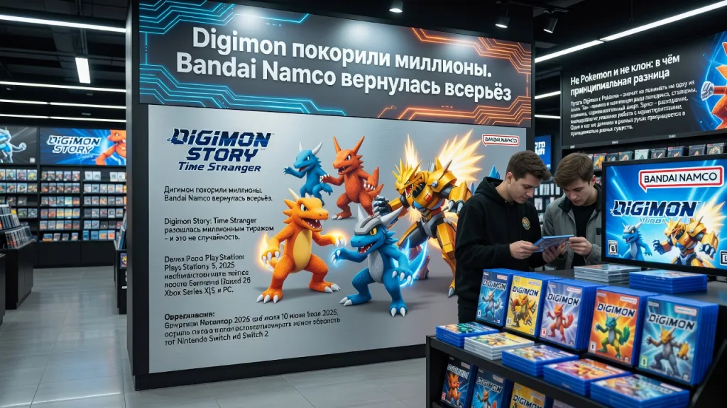 Digimon покорили миллионы. Bandai Namco вернулась всерьёз