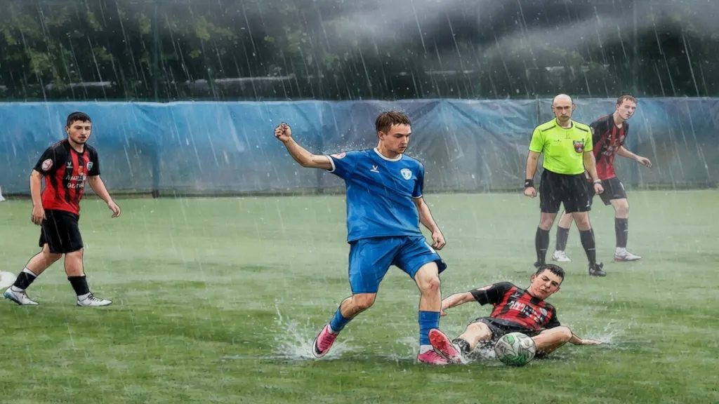 «Металлург-М» выстоял в Курске. Без резерва, в ливень - 0:0!